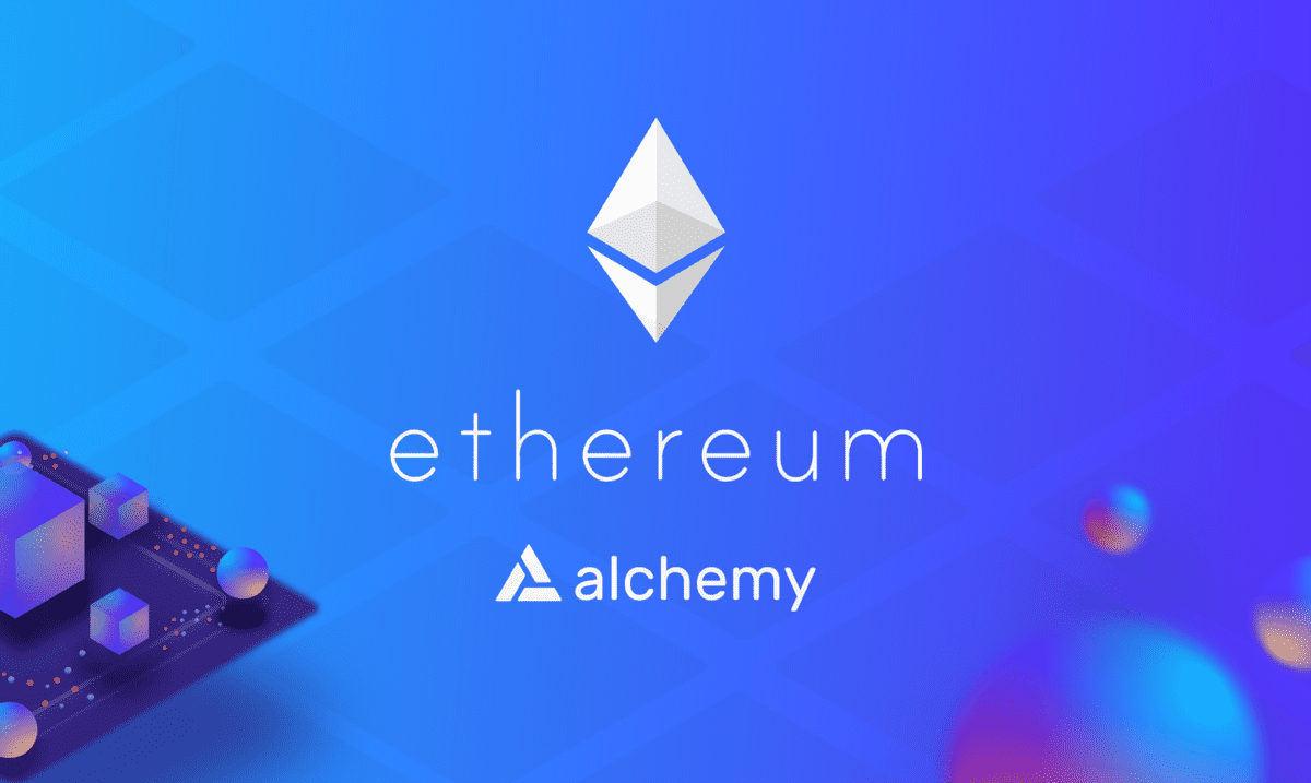 Ethereum and Alchemy logos